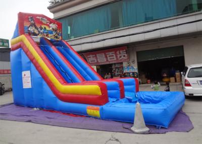 China Pirate Theme Printing Commercial Inflatable Water Slide And Pool for sale