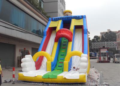 China Toboganes acuáticos inflables comerciales gigantes blancos/rojos/del amarillo, diapositivas inflables para el adulto en venta
