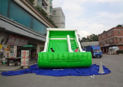 China Fire Retardant Outdoor Customized Blow Up Commercial Inflatable Slide Green Slide for sale