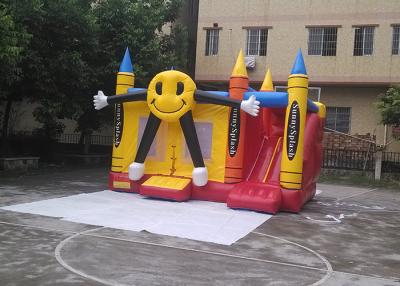 China Commercial Grade Durable Smile Face Inflatable Jumping House For Party for sale