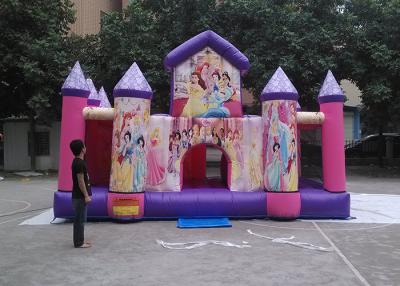 China Indoor 120Kg Inflatable Bounce Houses Playground With Princess Theme for sale