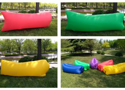 China 260cm X 70cm Nylon Comping Inflatable Sleeping Bag Hangout Fashion for sale