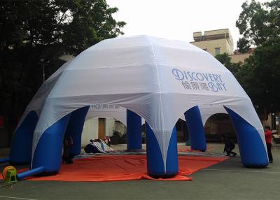 China 8m Tent van de het Bewijs de Reuze Opblaasbare Koepel van het Diameterwater, Gedrukte Embleem Opblaasbare Tent voor Reclame Te koop