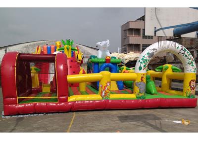 China Custom Design Commercial Inflatable Theme Park With 0.55mm PVC for sale
