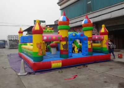 China Hello Kitty Animal Inflatable Amusement Park Digital Printing For Child Games for sale