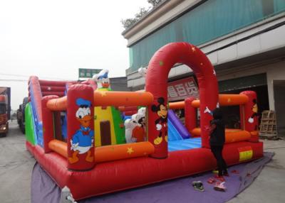 China Mickey Inflatable Park Waterproof , Wonderful Inflatable Water Park For Public Garden for sale