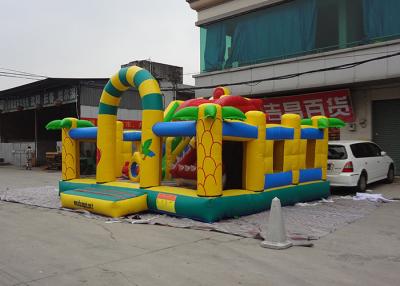 China Parque de diversões inflável de encerado do PVC da segurança 0.55mm com tubarão dos peixes à venda