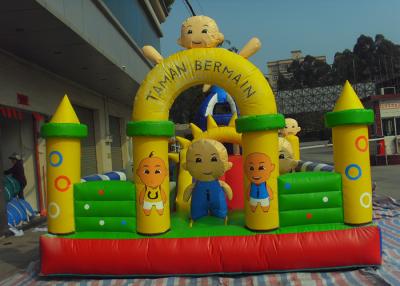China Parque de diversões inflável durável do certificado do CE com a casa Bouncy para o partido à venda