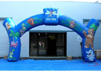 China 0.4mm PVC Tarpaulin Advertising Inflatable Arch Nice Animal Printing  For Promotion for sale