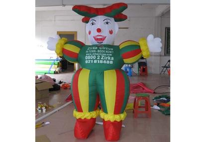 China 2m Oxford Fabric Promotion Inflatable Cartoon Characters With Logo Printed for sale