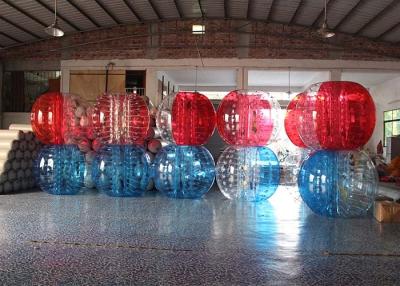 China Jogos infláveis azuis dos esportes, bola inflável de 60kg Zorb para Grassplot/neve à venda