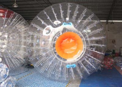 China Jogos infláveis 60kg dos esportes da durabilidade alta transparente para o autódromo da rampa de Zorb à venda