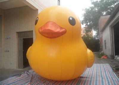 China Weather - Resistant Interesting Inflatable Yellow Duck Air Tight / Sealed With Logo Printing for sale