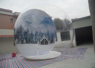 中国 Serurity -保証のクリスマス 12 月のための膨脹可能な雪の地球の Chrismas の泡球 販売のため