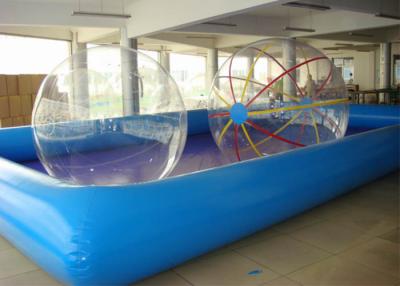 China Custom Durable Backyard Inflatable Water Ball Pool Square / Round Shape For Kids Play for sale