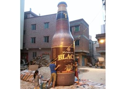 China Botella de cerveza inflable atractiva, reproducciones inflables para el acontecimiento especial/la publicidad en venta