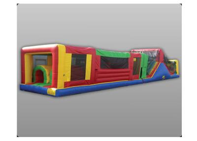 China Outdoor Commercial Durable Inflatable Obstacle Course Rentals , Adult Giant Inflatable water obstacle course for sale