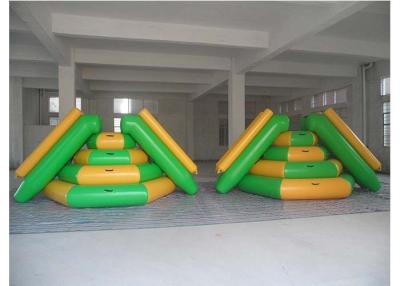 China Heat - Welding Seams Inflatable Floating Slide 3*2.2*1.8m For Water Park / Lake for sale