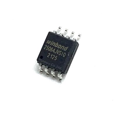 China Original Integrated Circuit IC FLASH Memory Chip SOP-8 W25Q64JVSIQ 25Q64JVSIQ for sale
