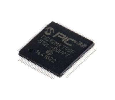 中国 32BIT ICの電子部品PICのマイクロ制御回路MCUフラッシュTQFP PIC32MX575F256H-80V/PT 販売のため