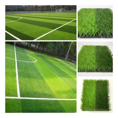 China 50mm Gym Artificial Turf 2x25m 4x25m Football Artificial Grass For A Soccer Pitch for sale