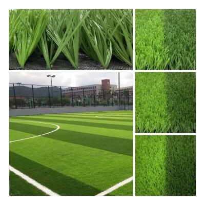 China Fire Resistant Soccer Synthetic Football Lawn 10000Dtex Pitch Indoor for sale