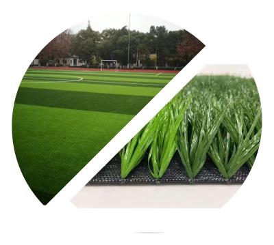 China 40mm 50mm Football Field Fake Grass SBR Soccer Turf For Backyard for sale