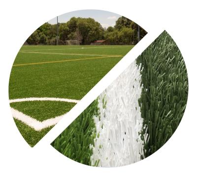 Chine Terrain de football artificiel de gazon d'arrière-cour de l'herbe 30mm du football de latex de SBR à vendre