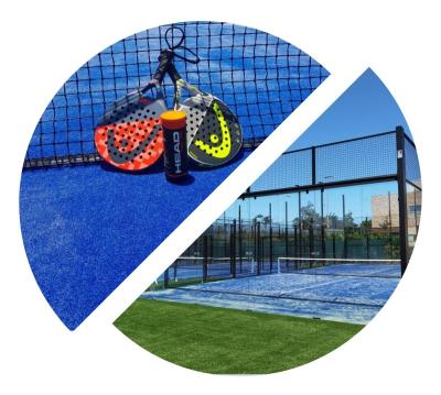 China Customized Factory Wholesale 4m Panoramic Padel Tennis Court 10x20m 4x20m for sale