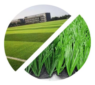 China 25m Soccer Artificial Grass 5/8 Inch Roll Width 4m/2m  165 Stitches/M for sale