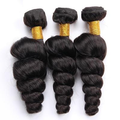 China Hakka Brazilian Loose Wave Human Hair Bundles One Donor Free Sample No Shedding for sale