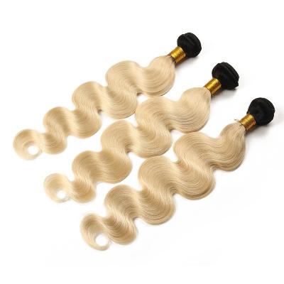 Chine les cheveux indiens de vague de corps de la blonde 1B 613 empaquettent des cheveux de Vierge de la catégorie 7A à vendre