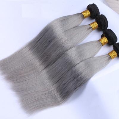 中国 7A オンブルのバージンの毛は取除くオンブルの毛延長人間の毛髪を束ねません 販売のため