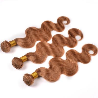 China 100% Virgin Ombre Hair Weave Body Wave Brown Color Free Shipping for sale