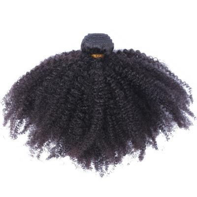 China Afro Kinky Curly Hair  No Shedding , No Tangling 100% Brazilian Human Hair Extensions  for sale