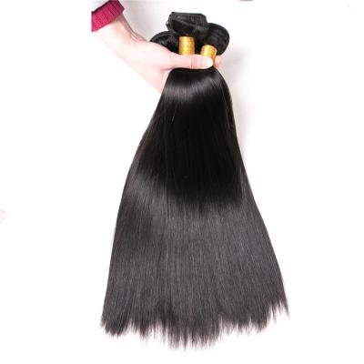 Chine Cheveux de prolongements de cheveux de Dyeable de femmes pour faire court, longs prolongements de cheveux noirs de double couche à vendre