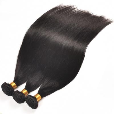 China 1B Color Raw Brazilian Human Hair Bundles Extensions With Thick Bottom for sale