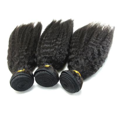 Chine Les cheveux brésiliens frisés/de Yaki style droit empaquettent/prolongements à vendre