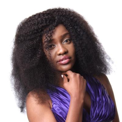 Китай Афро волос девственницы ранга 7А вьющиеся волосы Уньпросессед человеческого перуанского Кинкы для чернокожих женщин продается