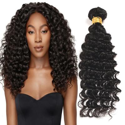 China Natural Black Virgin Human Hair Bundles Without Lice / Machine Double Weft for sale