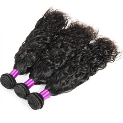 China Grade 8A Natural Wave Peruvian Hair Bundles , 100% Peruvian Curly Hair Weave for sale