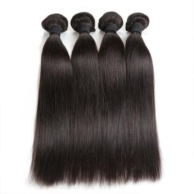 China Double Machine Weft Virgin Human Hair Bundles Long Straight Hair Extensions For Thin Hair for sale