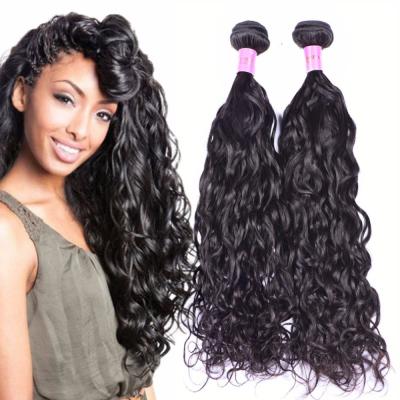 China Water Wavy Real Peruvian Human Hair Bundles , Peruvian Loose Wave Hair for sale