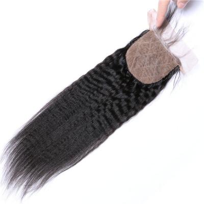 China Hidden Knots 4x4 Silk Base Closure Brazilian Wavy Silk Base Closure With Hair Bundles for sale