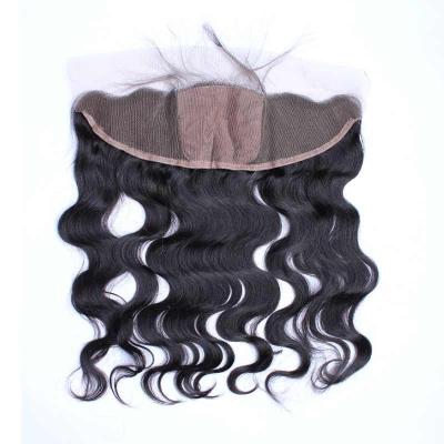 China Pelucas del frente del cordón del cabello humano del brasileño 100 con color del negro del pelo del bebé en venta