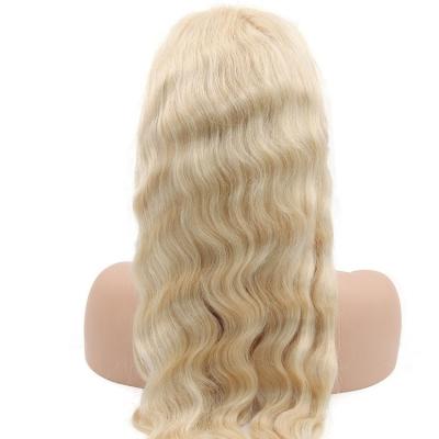 China Brazilian Glueless Full Lace Wigs , Blonde Human Hair Wigs 130% Density for sale