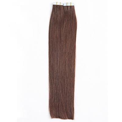 China Brazilian Peruvian PU Tape Hair Extensions , Glue In Hair Extensions Bundles for sale