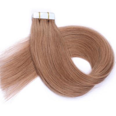 China 100 Human Hair Tape In Extensions , Tape Weft Hair Extensions No Shedding for sale
