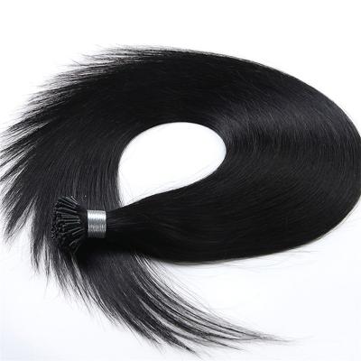 China Pre Bonded Long 1 Clip Hair Extensions Double Drawn Silky Straight Wave for sale