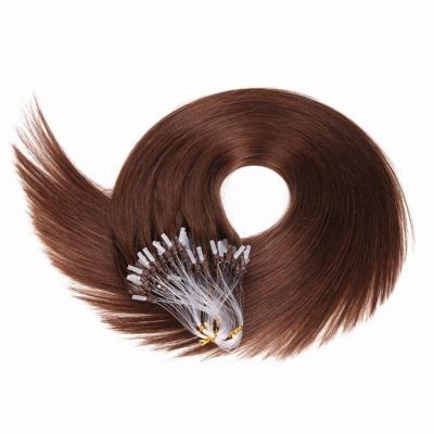 Chine Agrafe de Brown foncé dans la catégorie des prolongements 7A de cheveux pour les femmes blanches, prolongements de cheveux de fusion de Remy à vendre